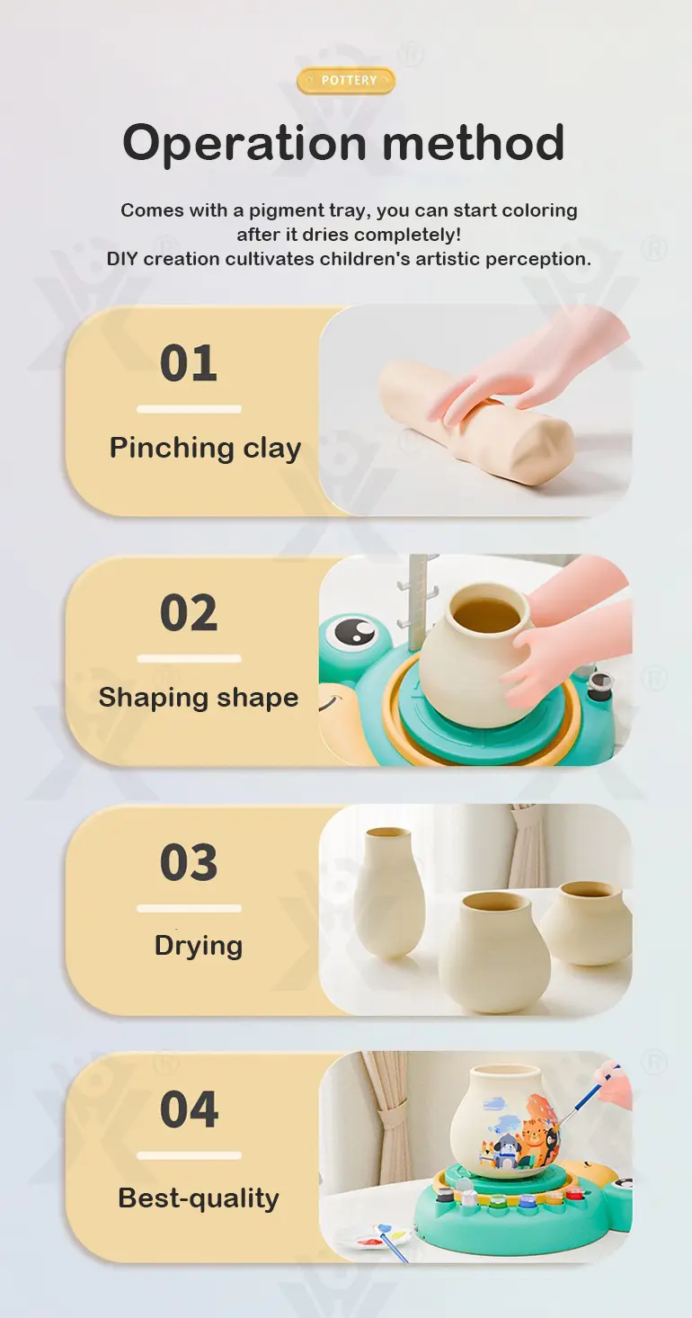 Pottery Machine Toy, Snail Shaped, For Kids (TG4358668) — product detail panel 9
