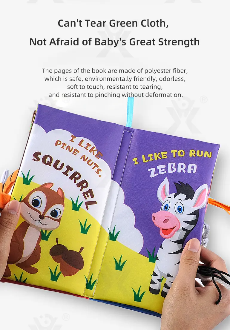 Animal Washable Tails Cloth Book Touch (TG2118106) — product detail panel 2