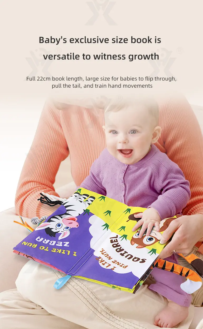 Animal Washable Tails Cloth Book Touch (TG2118106) — product detail panel 4