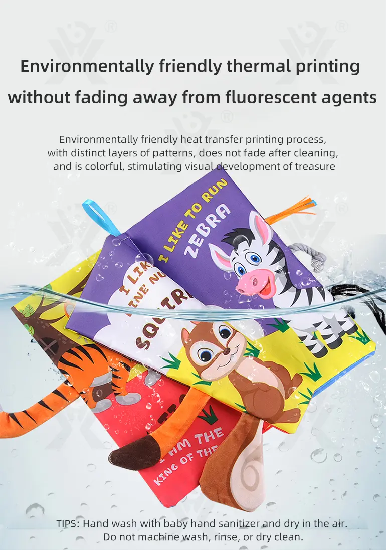 Animal Washable Tails Cloth Book Touch (TG2118106) — product detail panel 6