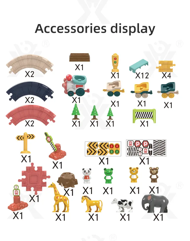 Light Music Train Track Set, 47 pcs (TG2122555) — product detail panel 4