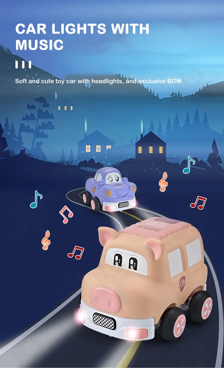 Two Way RC Racing Car Toy, Cartoon Body, Light, and Music (TG2153429) — product detail panel 6