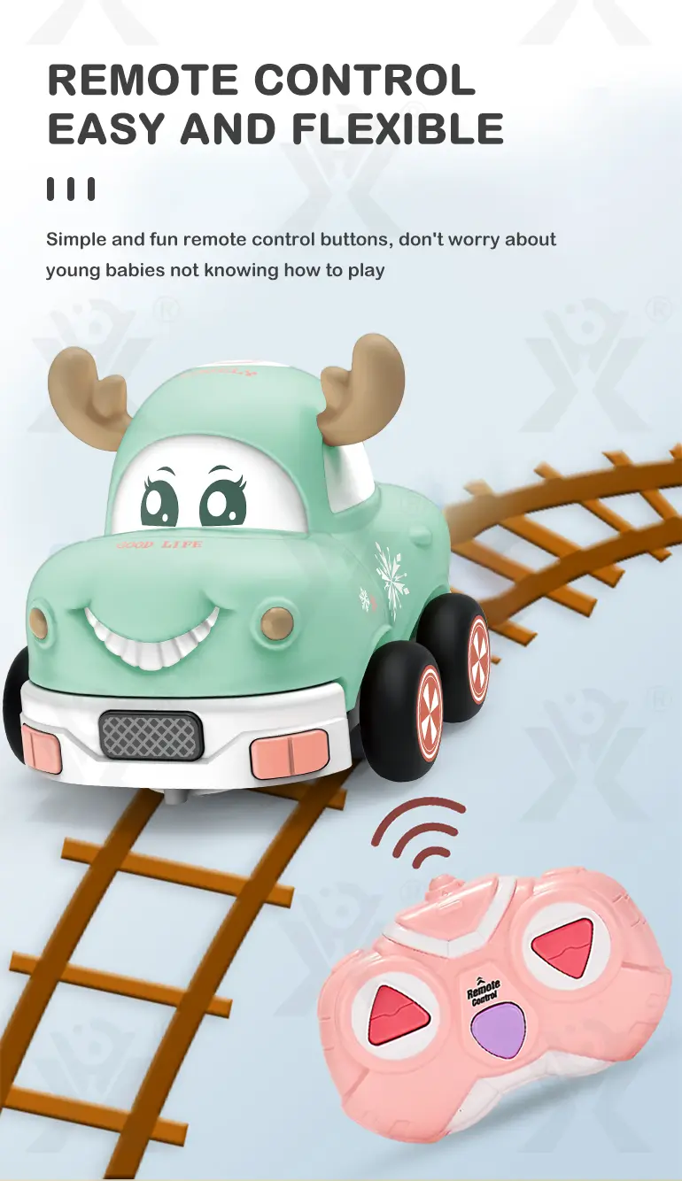 Two Way RC Racing Car Toy, Cartoon Body, Light, and Music (TG2153429) — product detail panel 7