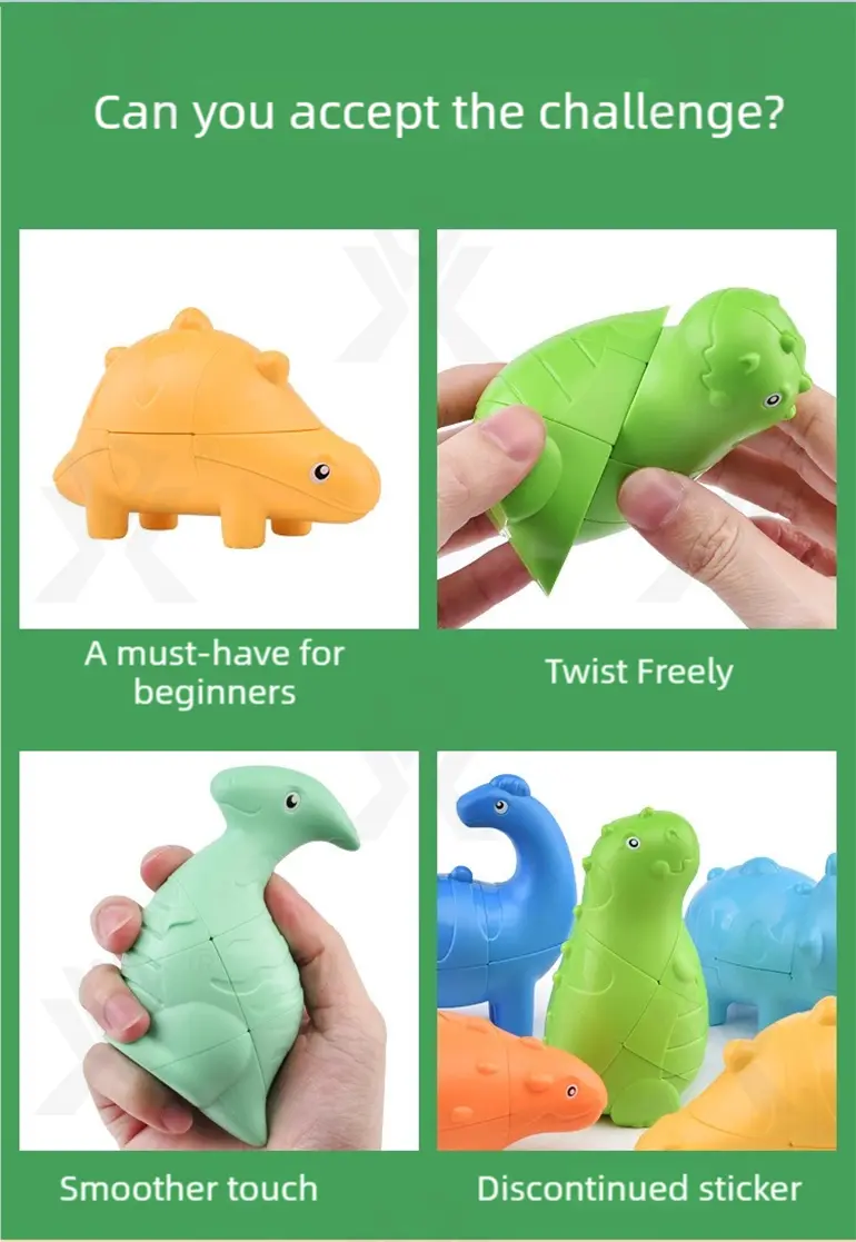 Dinosaur Shape Magic Cube Toy (TG4491853) — product detail panel 5