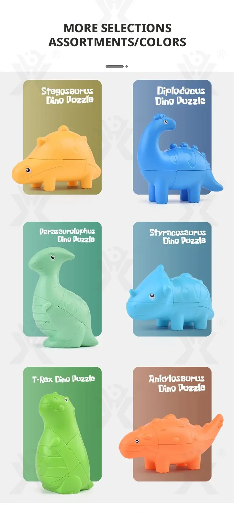 Dinosaur Shape Magic Cube Toy (TG4491853) — product detail panel 6