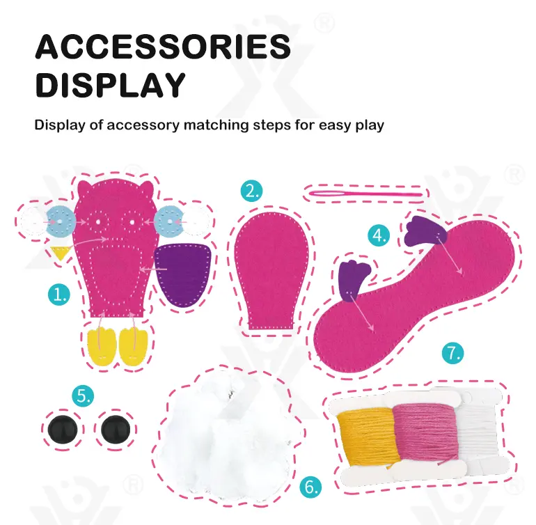 DIY Owl Doll Toy, Sewing Kit (TG4008049) — product detail panel 4