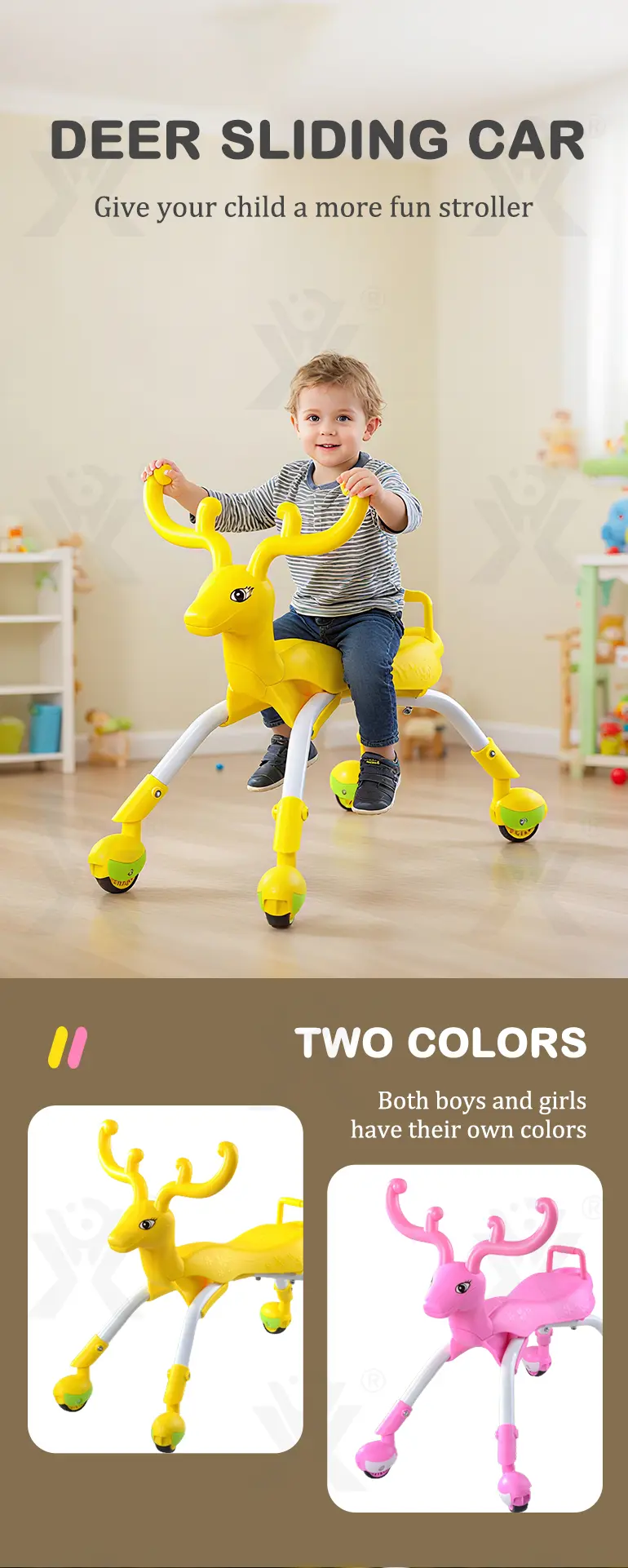 Sliding Deer Scooter (TG1250738) — product detail panel 1