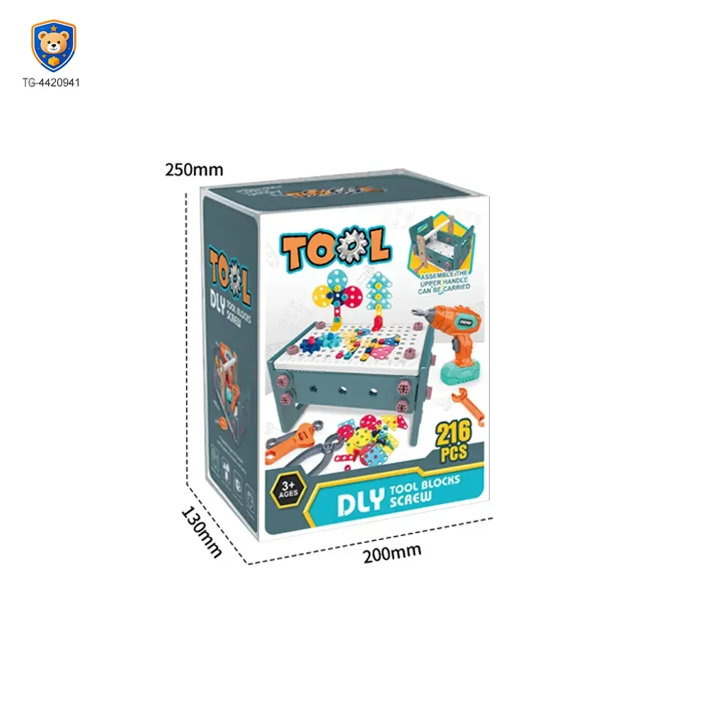 3D Screw Assembly Tool Box Toy — product view 2