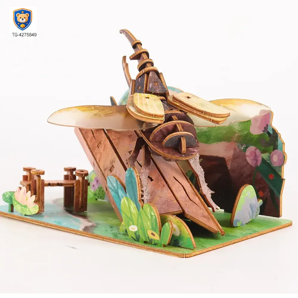 3D Wooden Puzzle Toy Series — product view 2