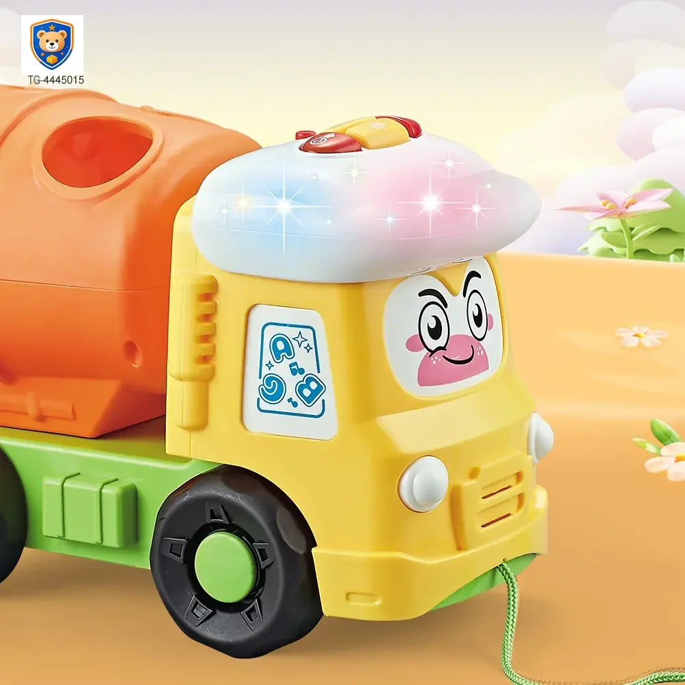 Shape Matching Vehicle Toy, Musical Building Block Car Toy — product view 4