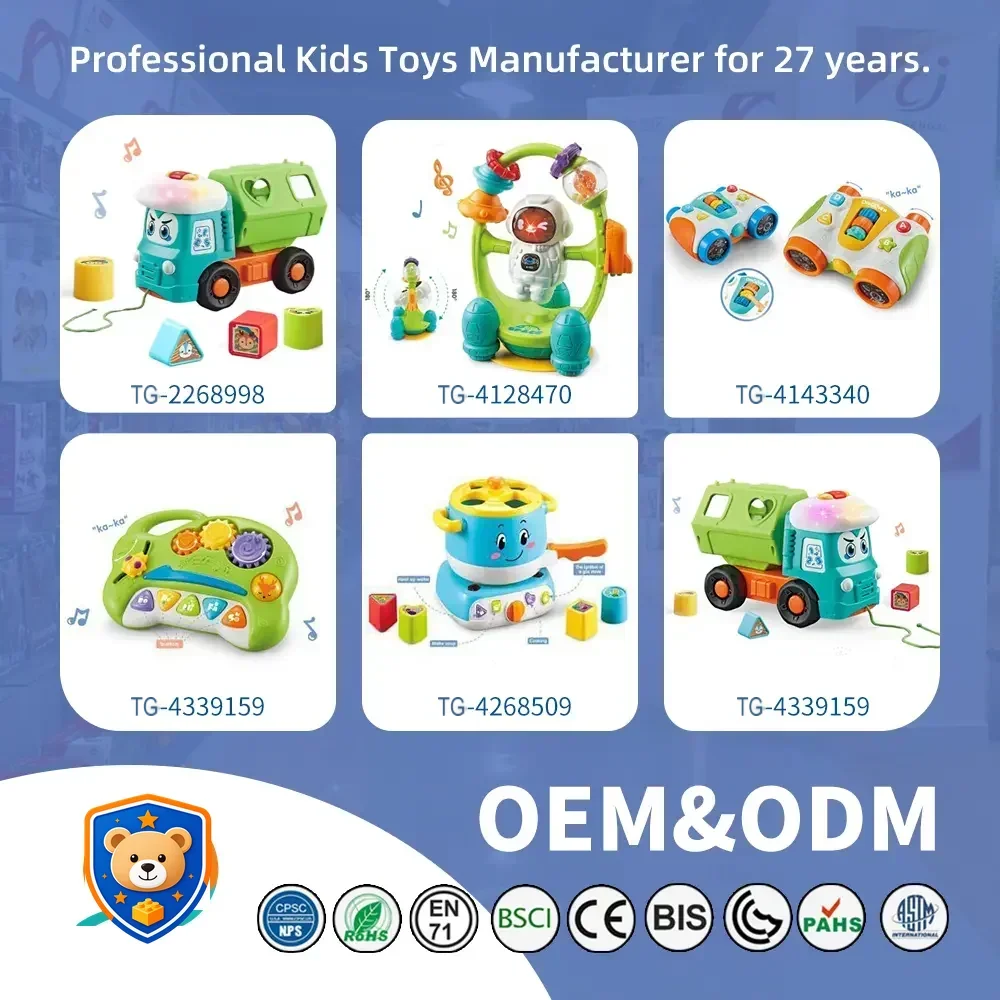 Shape Matching Vehicle Toy, Musical Building Block Car Toy — product view 6