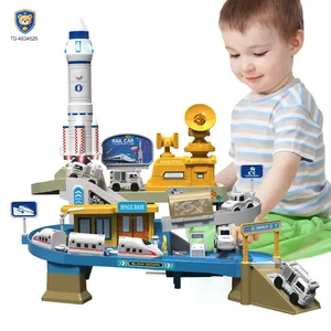 Space-Themed Track Toy Set