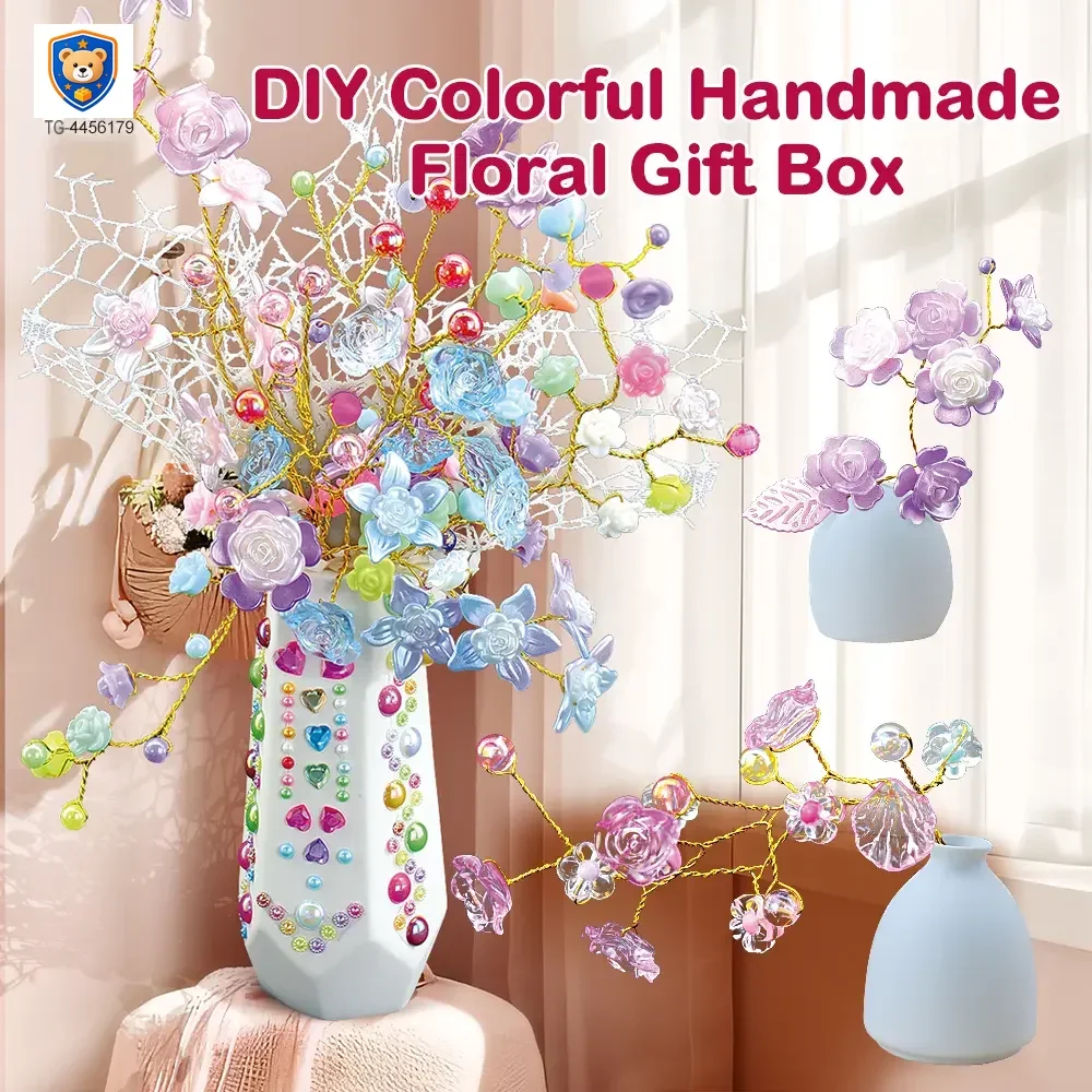 DIY Handmade Floral Toy, Beaded Bouquet Craft Kit — product view 2