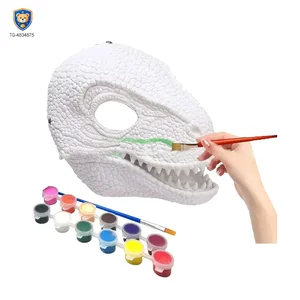 DIY Dinosaur Mask with Movable Jaw