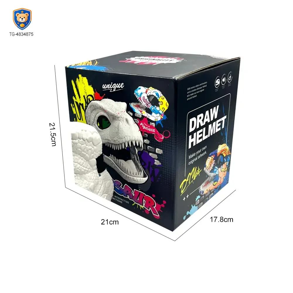DIY Dinosaur Mask with Movable Jaw — product view 5