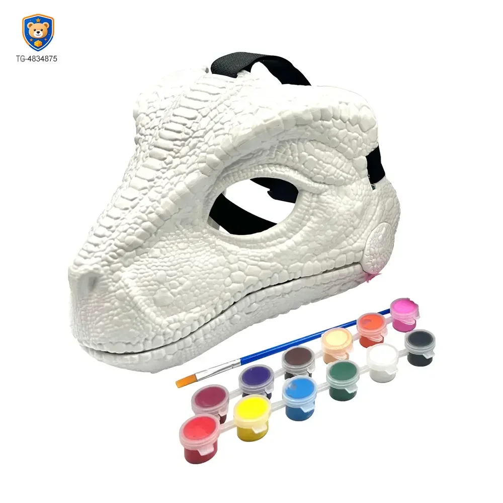 DIY Dinosaur Mask with Movable Jaw — product view 7