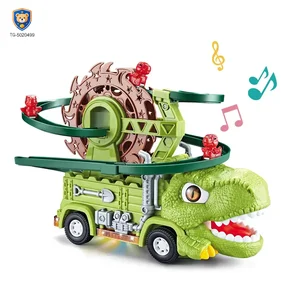 Dinosaur Slide Track Car Toys Set