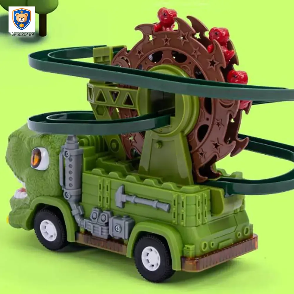 Dinosaur Slide Track Car Toys Set — product view 3