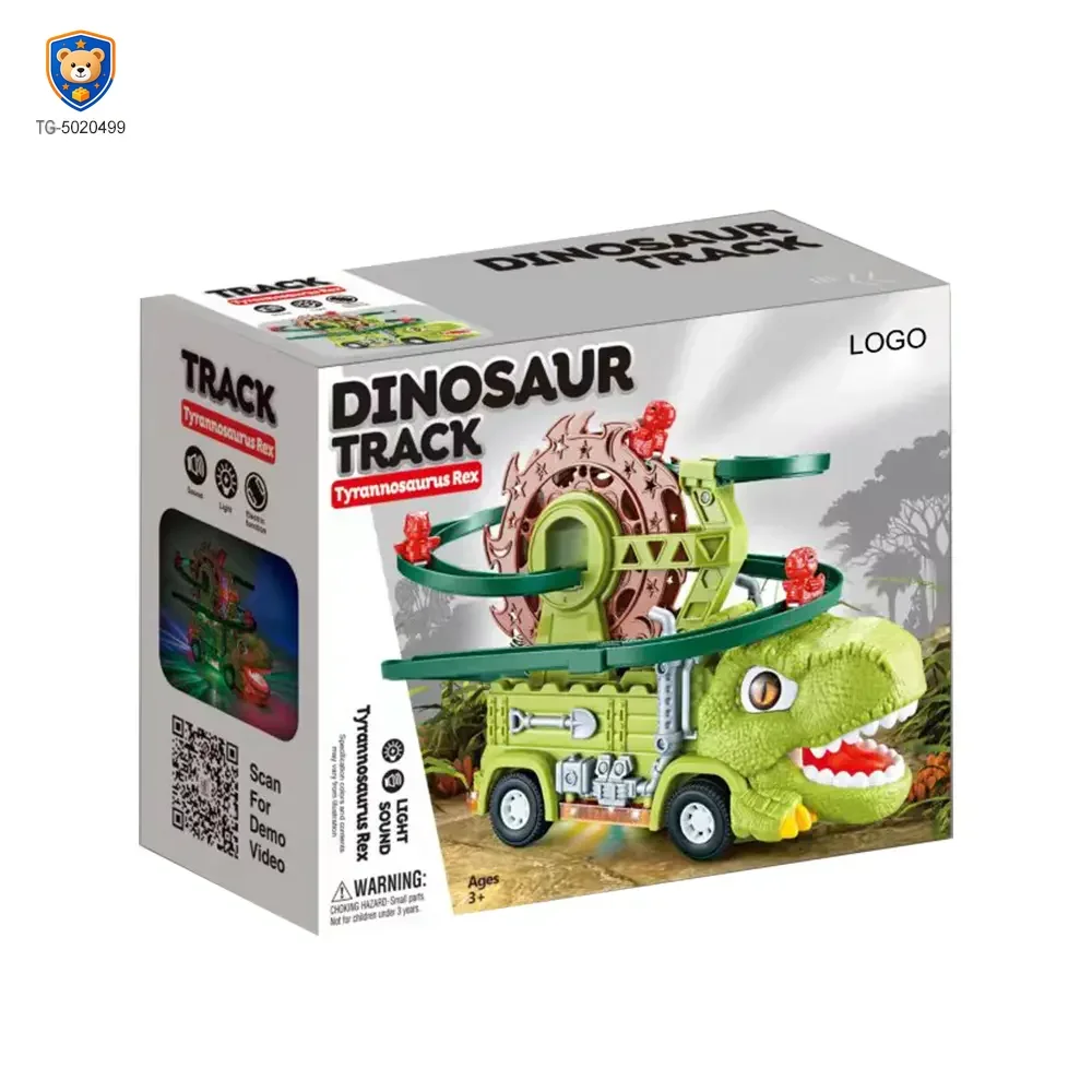 Dinosaur Slide Track Car Toys Set — product view 5
