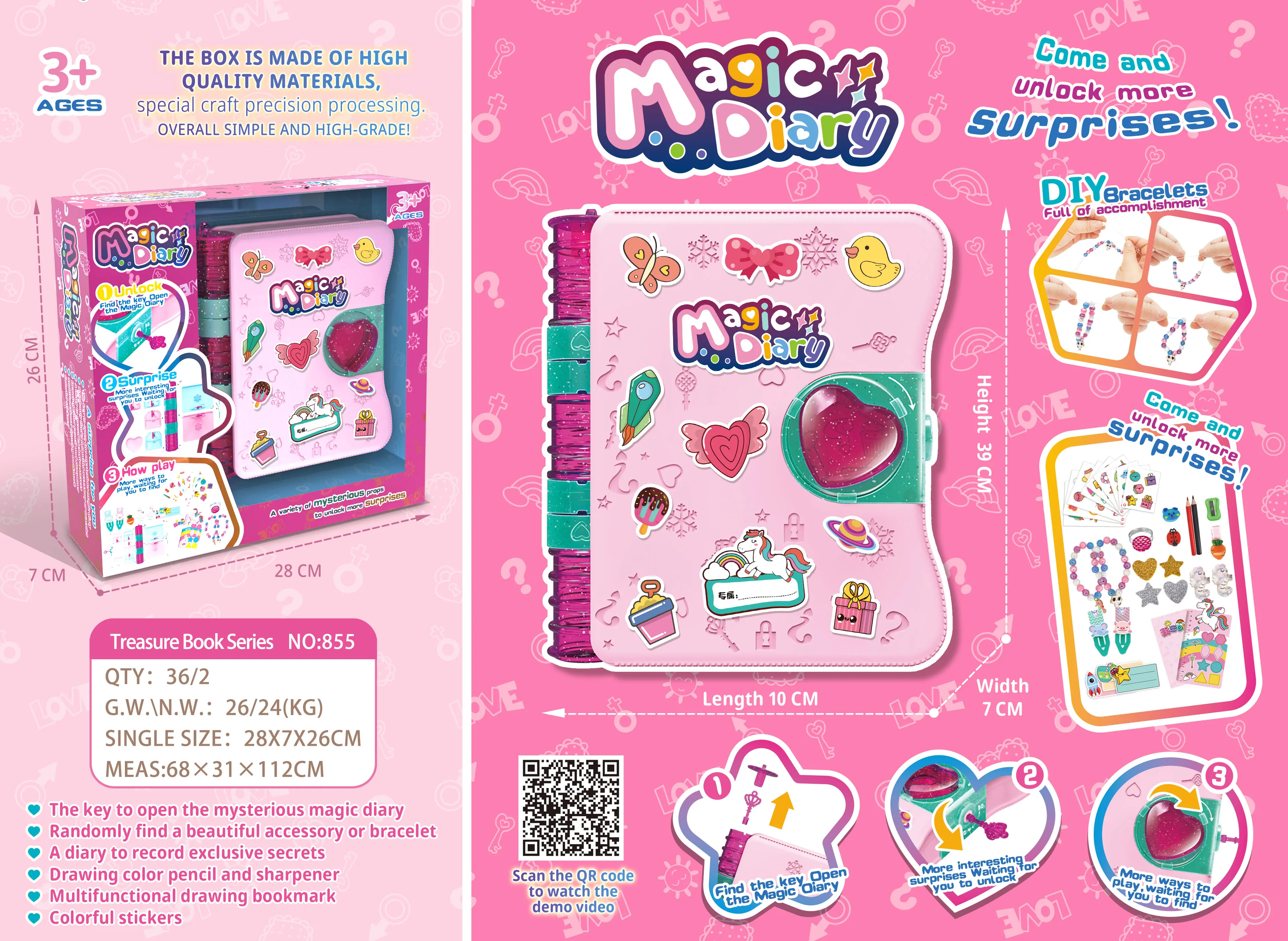 Magic Diary Toys, Secret Diary for Girls — product view 5