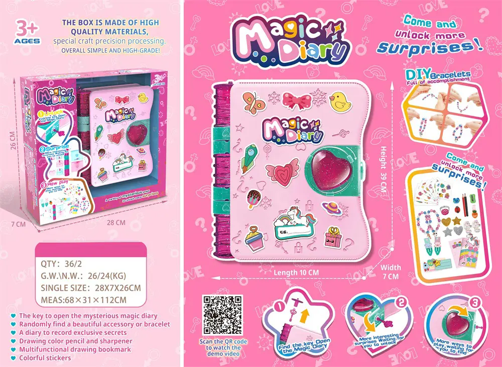 Magic Diary Toys, Secret Diary for Girls — product view 6
