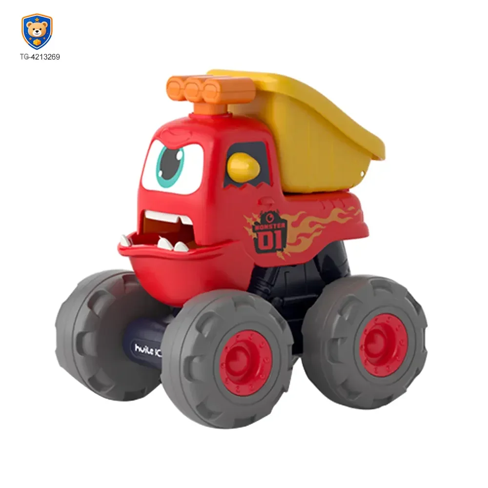 Pull Back Monster Car Toy, Fun Monster Construction Truck — product view 11