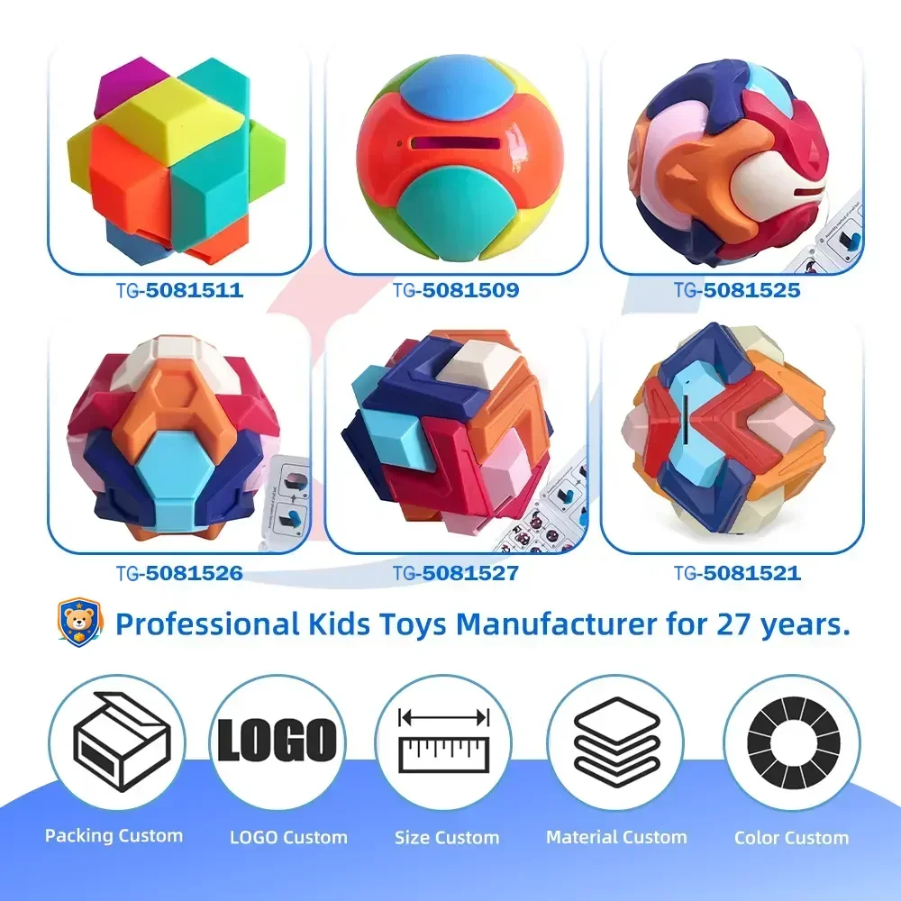 3D Puzzle Ball Piggy Bank Toy — product view 10