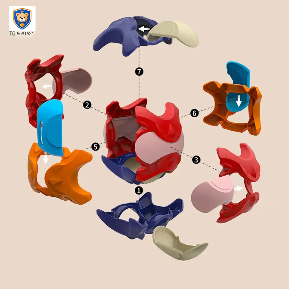 3D Puzzle Ball Piggy Bank Toy — product view 3