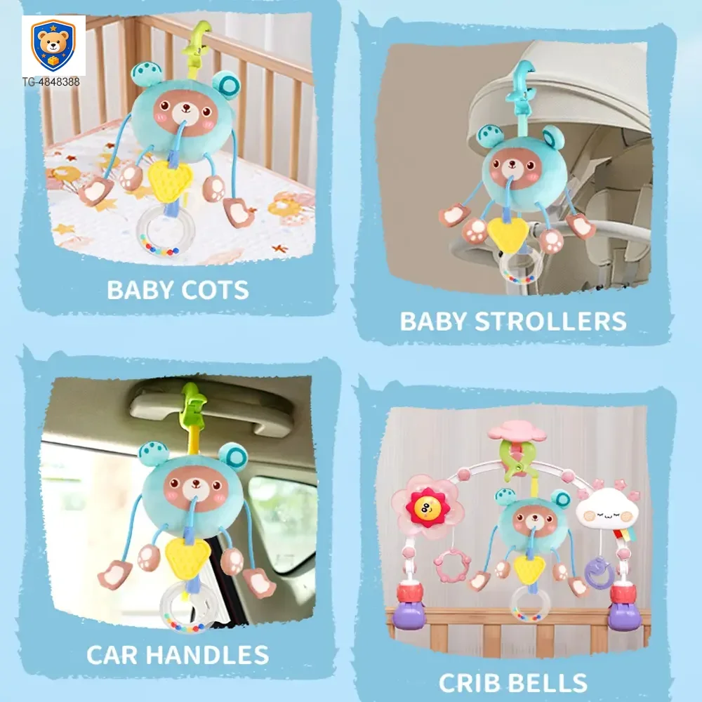 Soft Cartoon Hanging Rattle Toy — product view 6