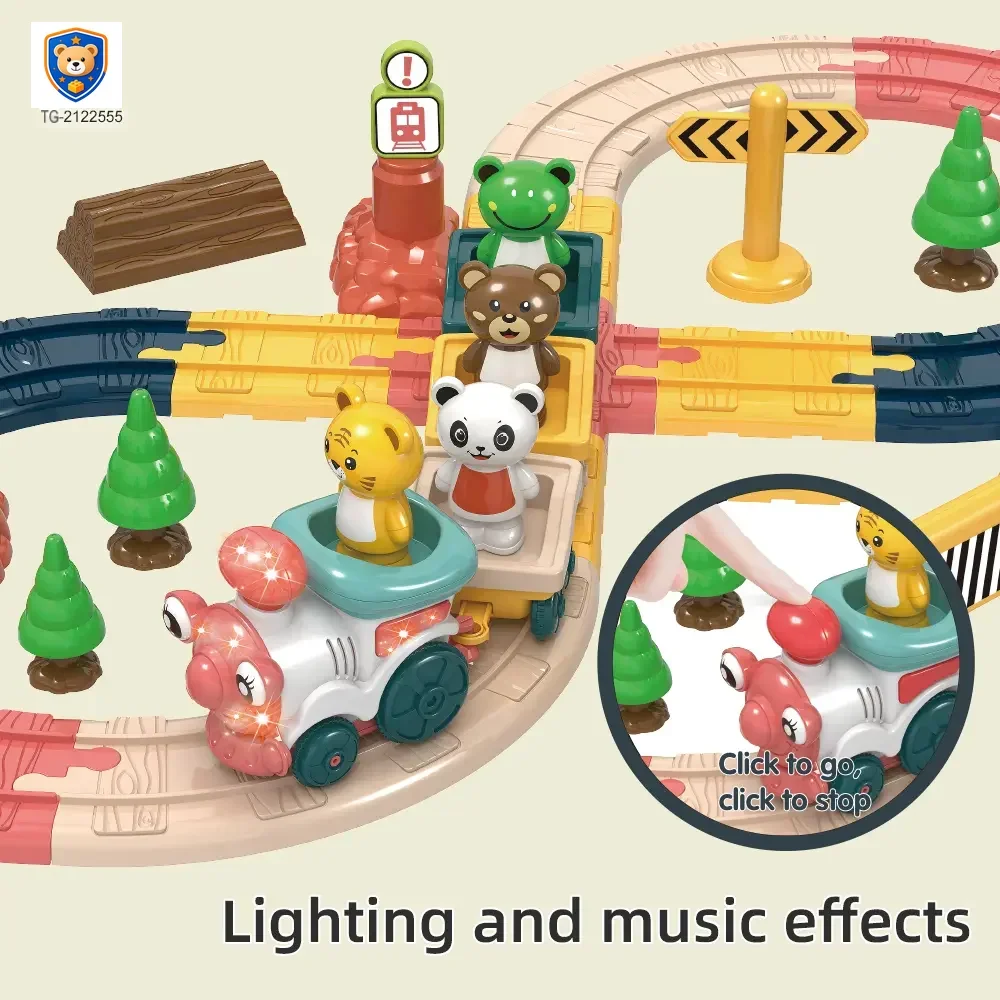 Light Music Train Track Set, 47 pcs — product view 2