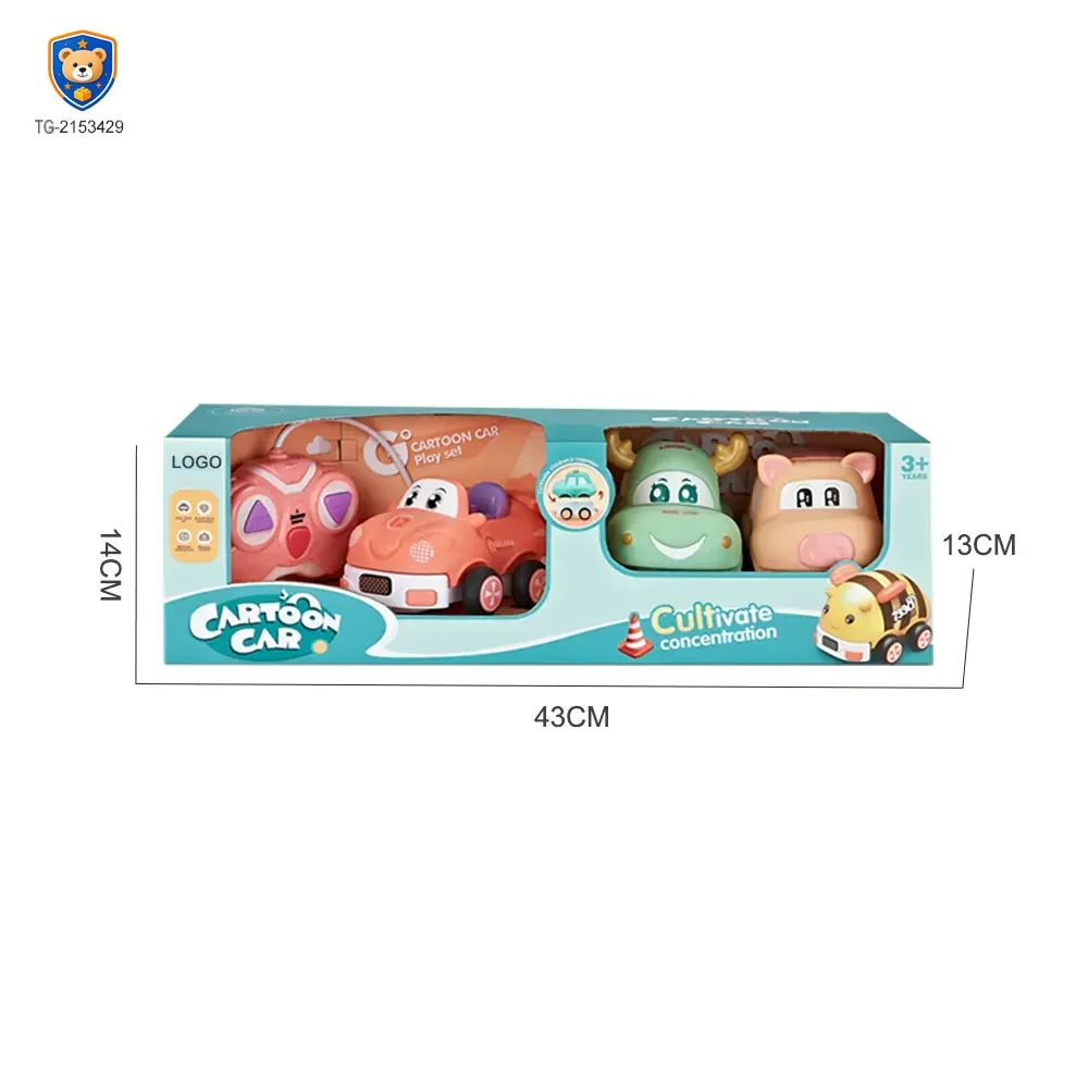 Two Way RC Racing Car Toy, Cartoon Body, Light, and Music — product view 6
