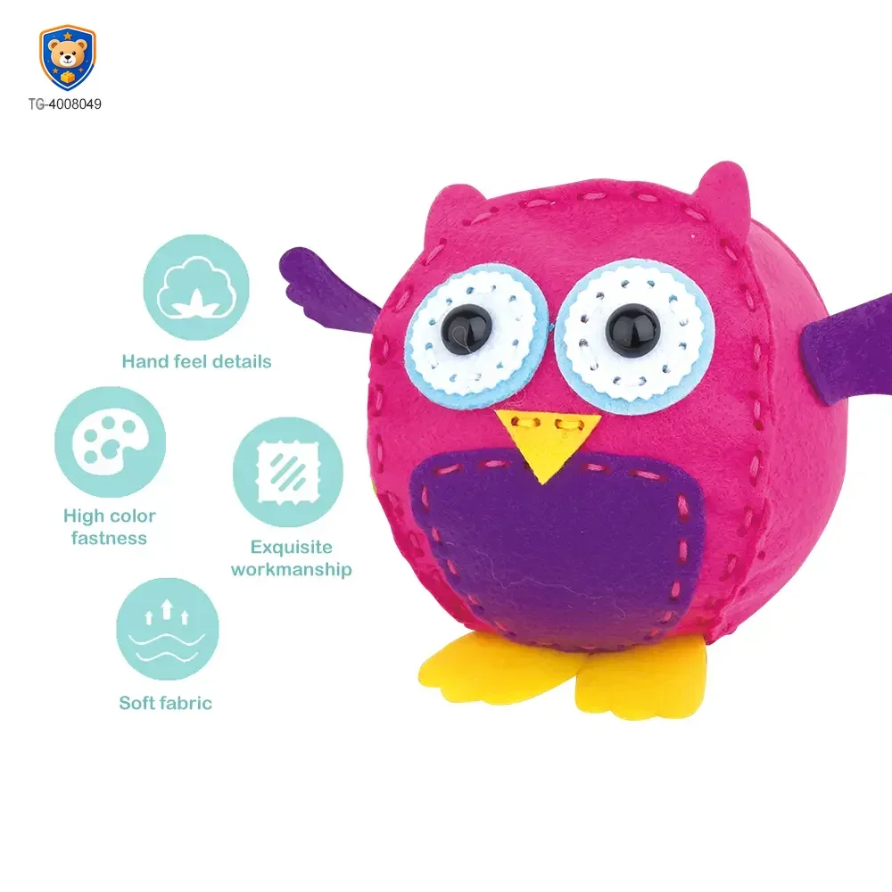 DIY Owl Doll Toy, Sewing Kit — product view 2