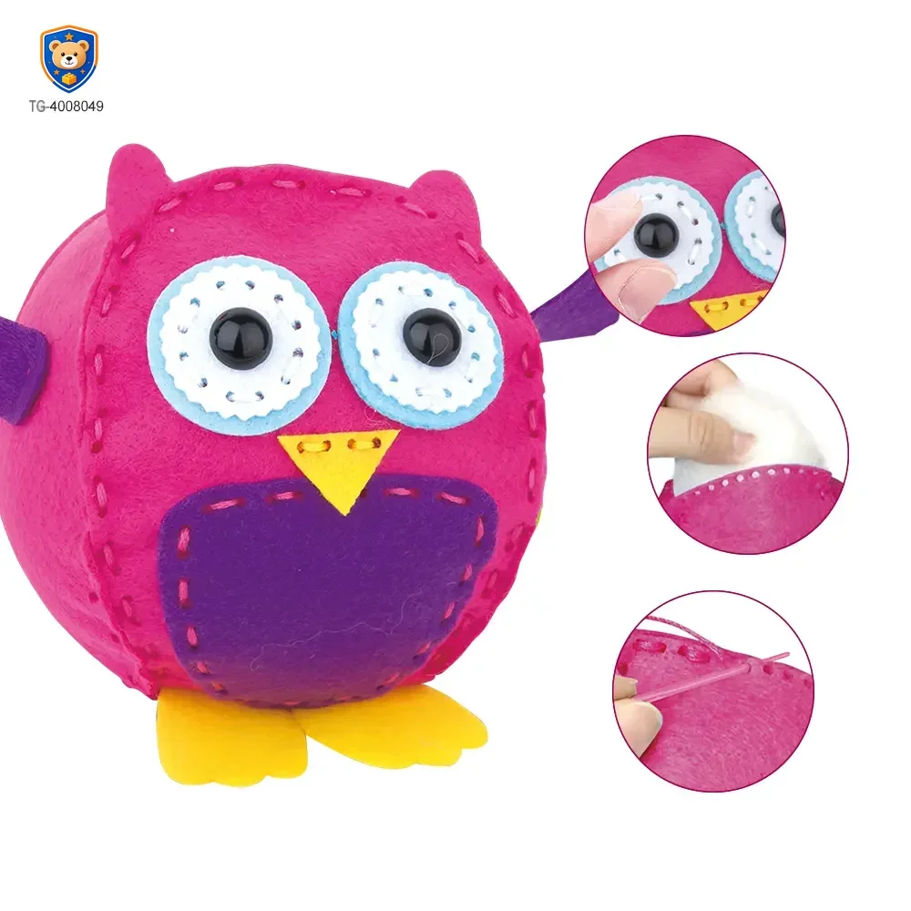 DIY Owl Doll Toy, Sewing Kit — product view 3
