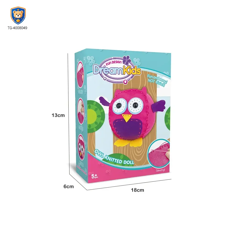DIY Owl Doll Toy, Sewing Kit — product view 6