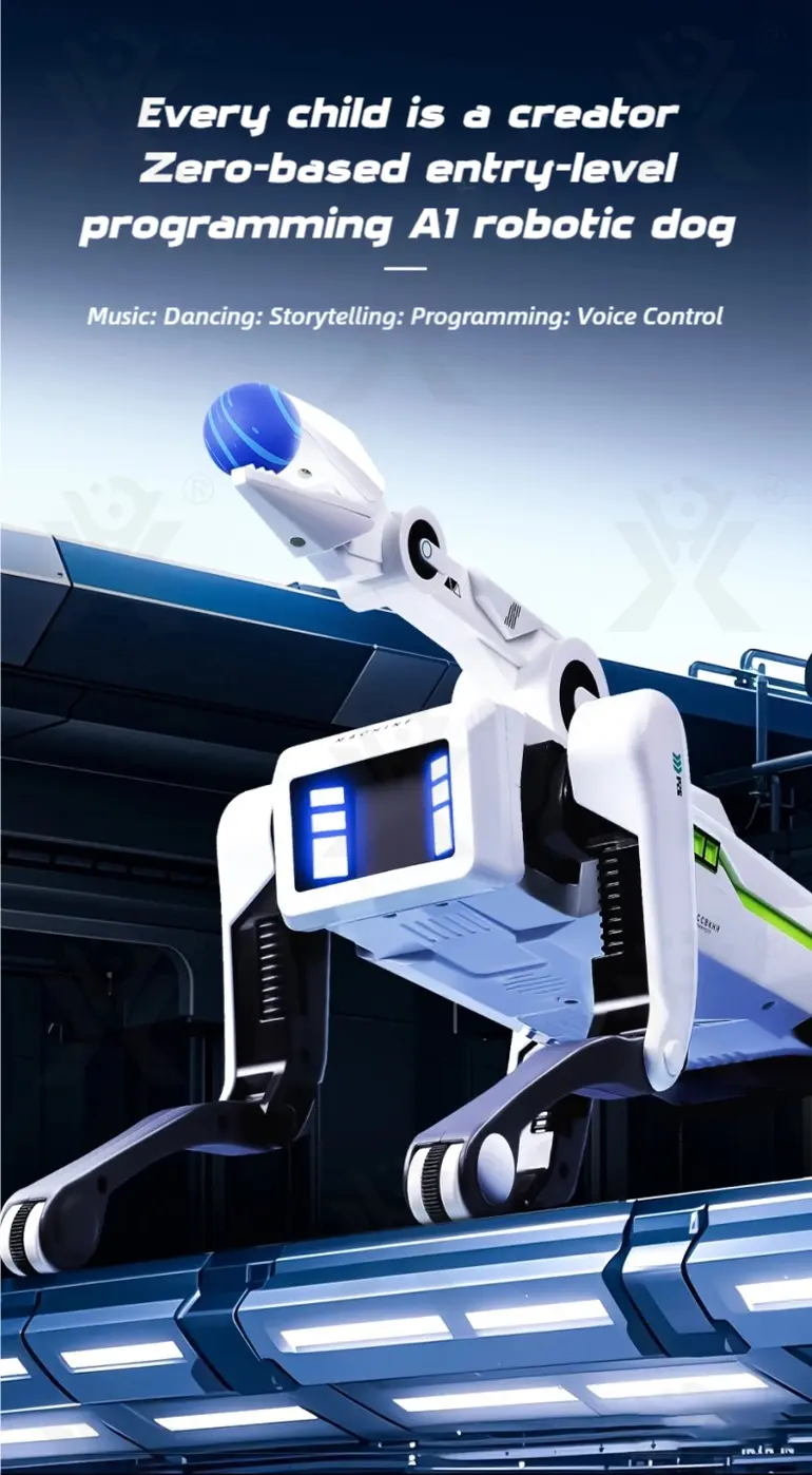 AI Robot Dog, Multifunctional Mechanical Dog With Bionic Hand (TG5143053) — product detail panel 1