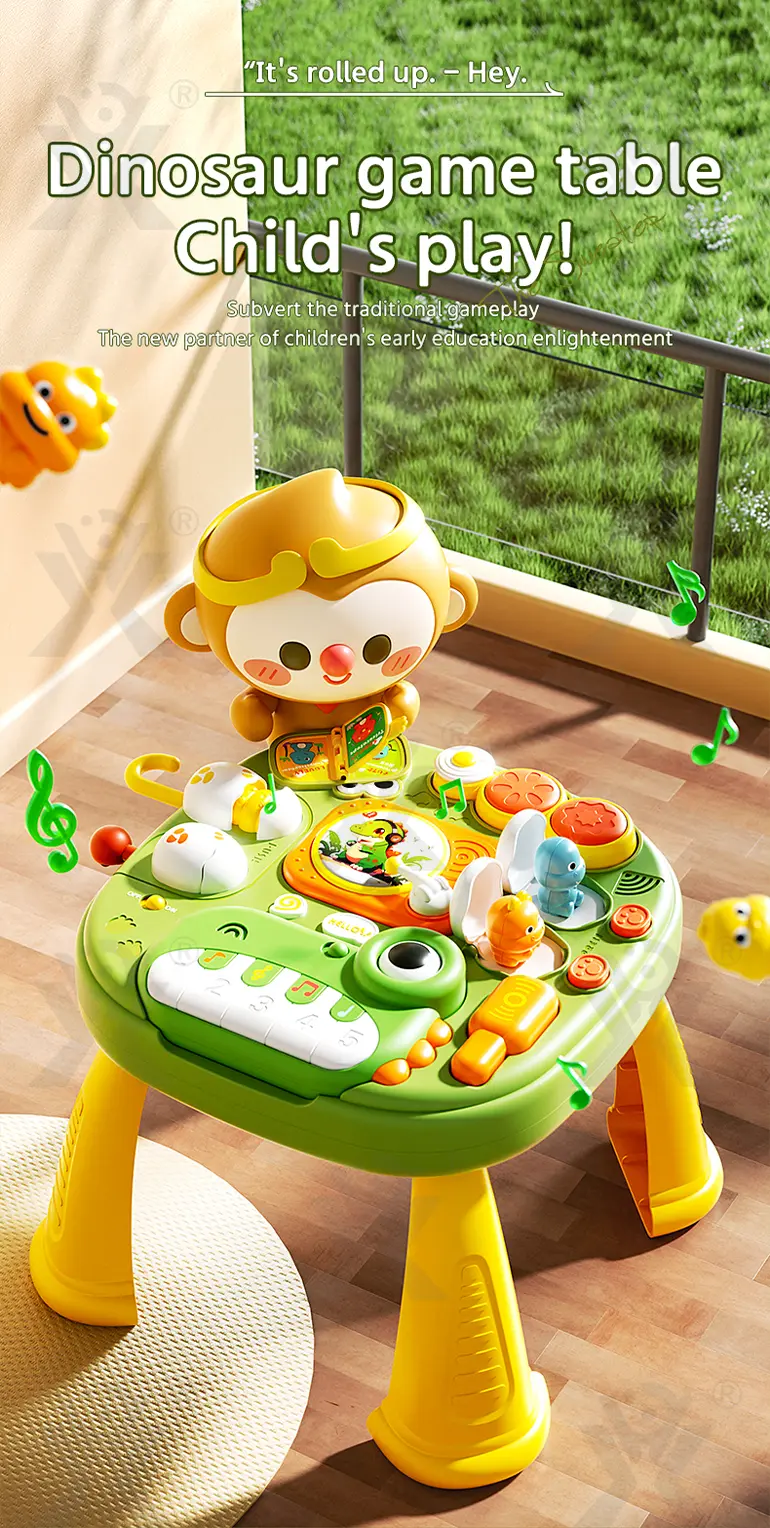 Baby Activity Center Table, Dinosaur Theme (TG4371040) — product detail panel 1