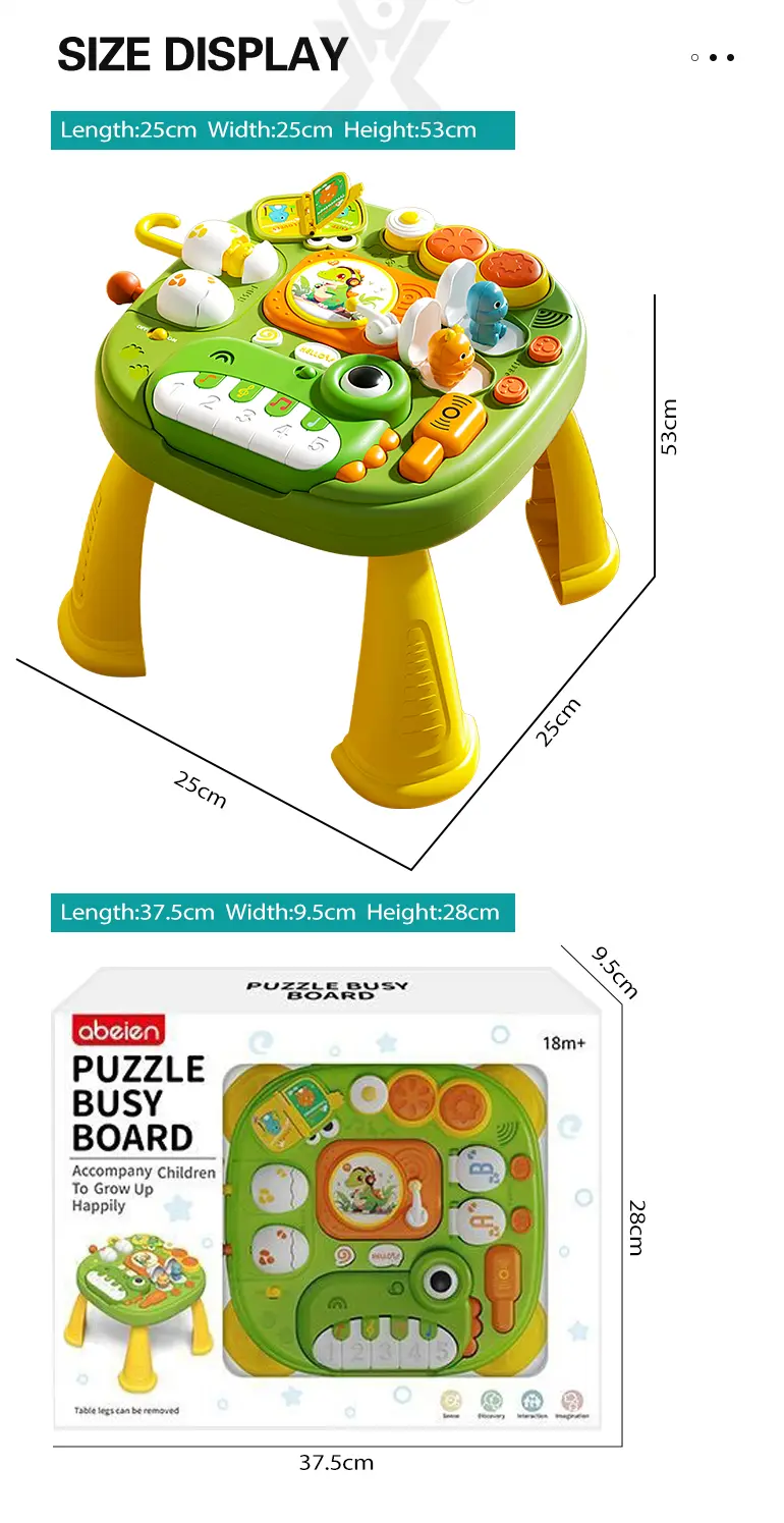 Baby Activity Center Table, Dinosaur Theme (TG4371040) — product detail panel 13