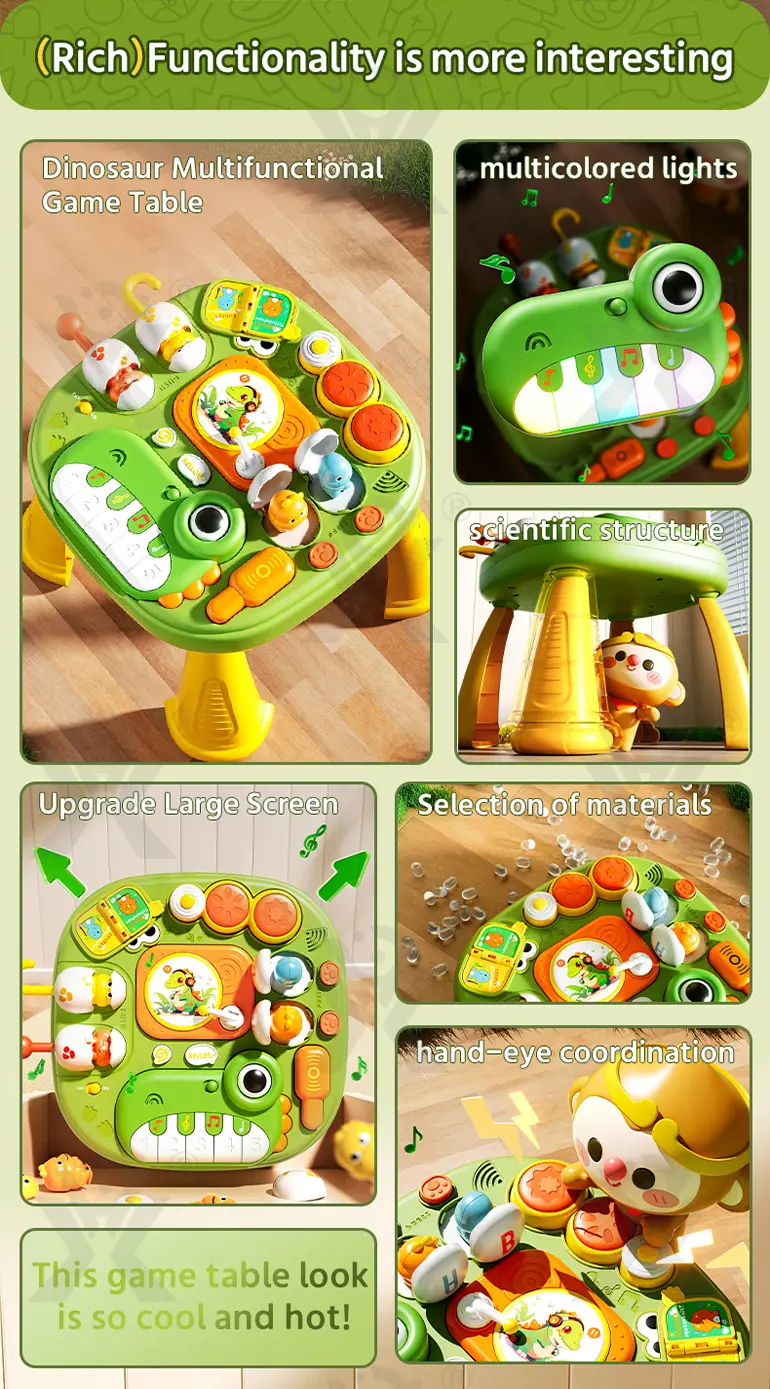 Baby Activity Center Table, Dinosaur Theme (TG4371040) — product detail panel 2
