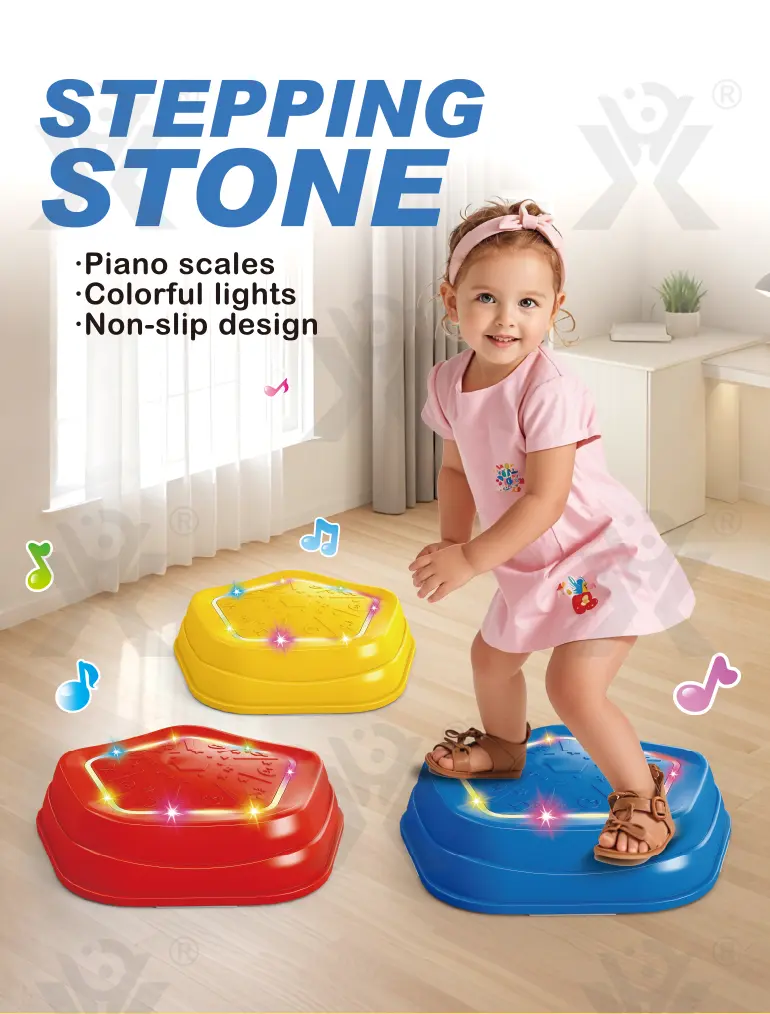 Balance Sensory Stepping Stones Indoor Outdoor Play With Light & Music-Baby Toys Wholesale (TG5050908) — product detail panel 1