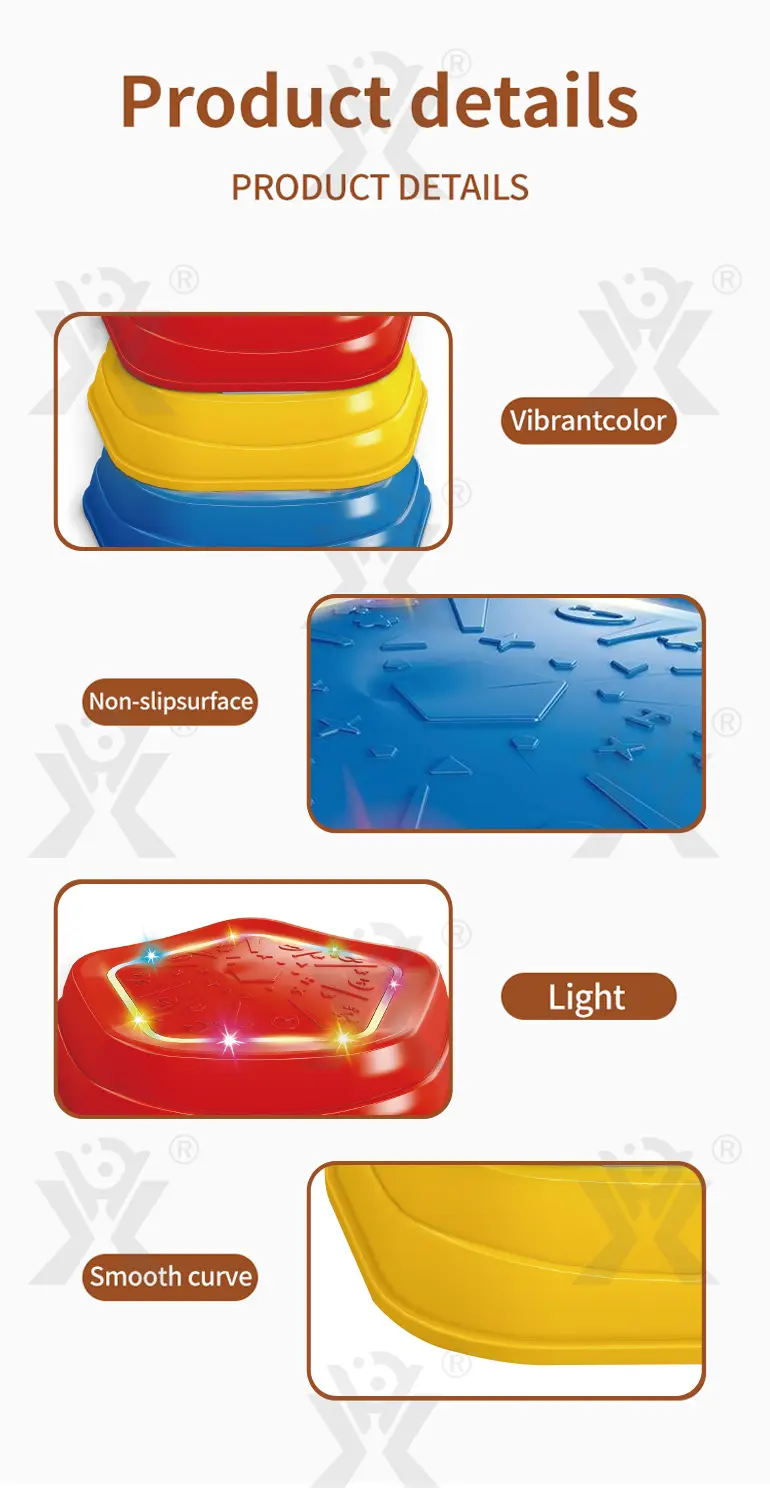 Balance Sensory Stepping Stones Indoor Outdoor Play With Light & Music-Baby Toys Wholesale (TG5050908) — product detail panel 4