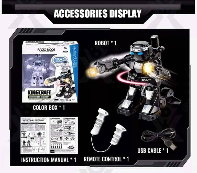 Gesture-Controlled Battle Robot Toy (TG4475698) — product detail panel 6