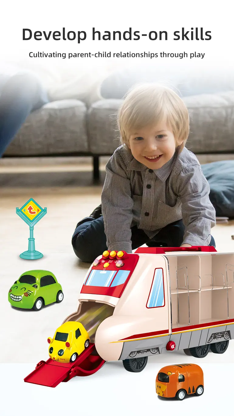 Carrier Vehicles Toy, Multifunctional Buttons, Colorful Music and Lighting (TG4351714) — product detail panel 3