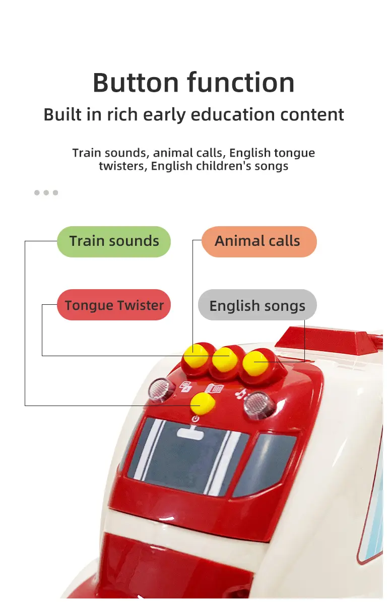 Carrier Vehicles Toy, Multifunctional Buttons, Colorful Music and Lighting (TG4351714) — product detail panel 5