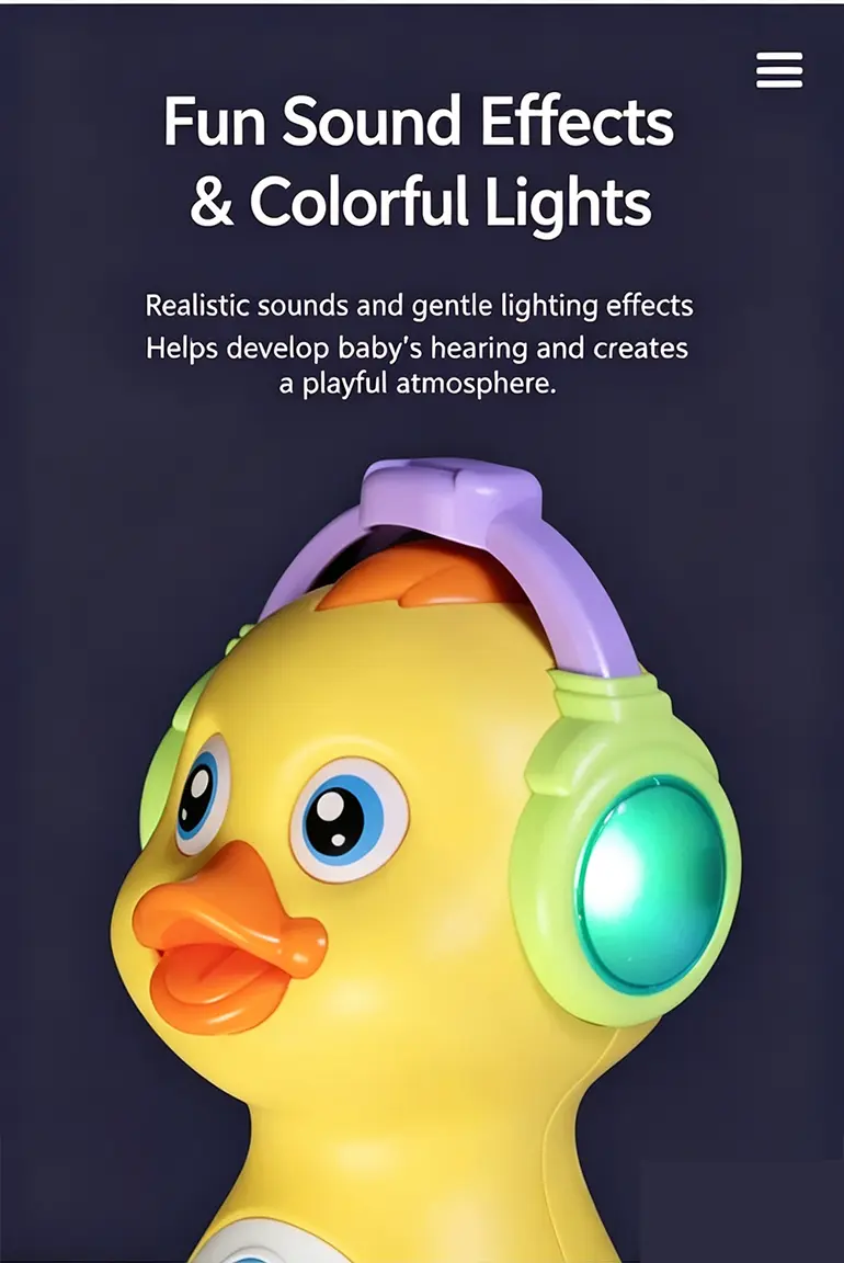 Interactive Dancing Duck Toy, Dual Modes (TG2327633) — product detail panel 10