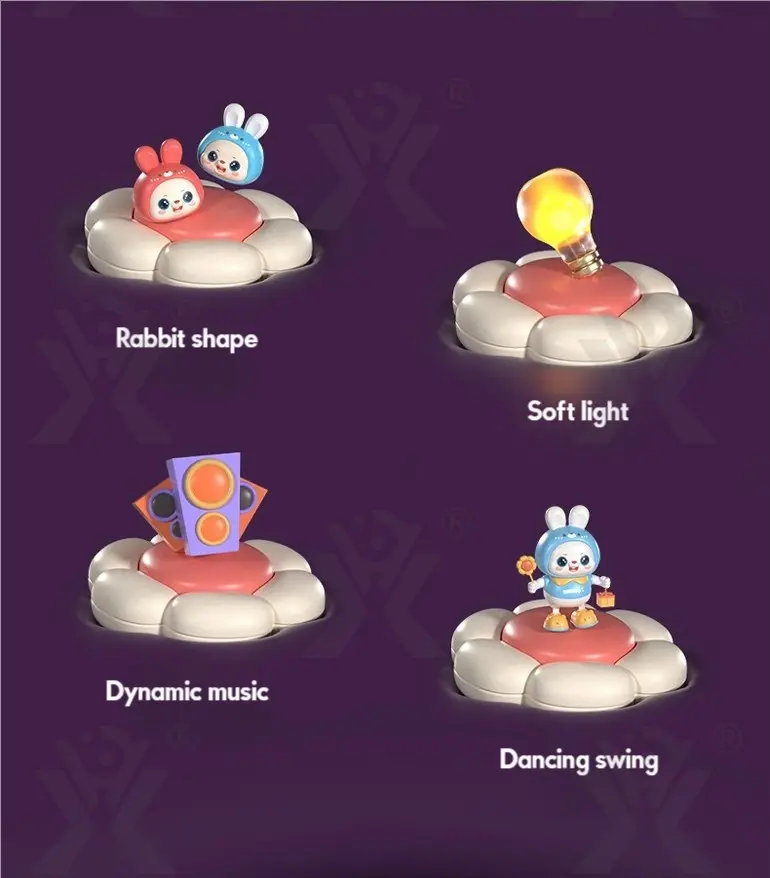 Dancing Rabbit Toy for Kids with Dynamic Music & Cool Lights (TG4481273) — product detail panel 2