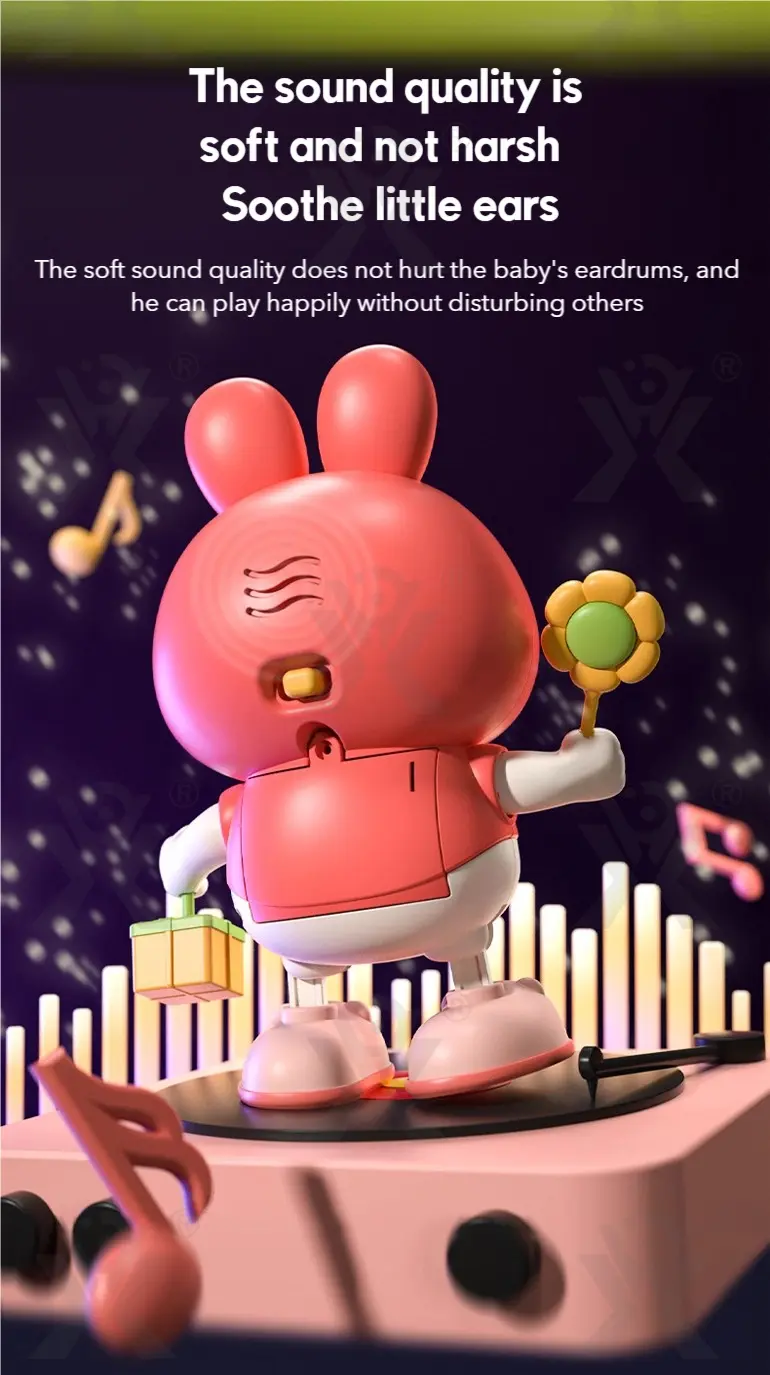 Dancing Rabbit Toy for Kids with Dynamic Music & Cool Lights (TG4481273) — product detail panel 5