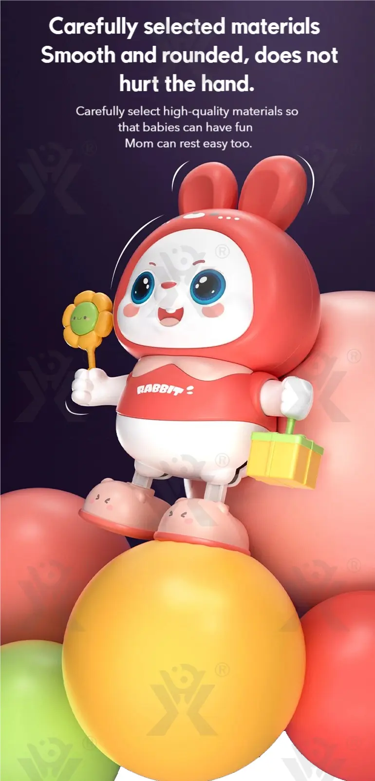 Dancing Rabbit Toy for Kids with Dynamic Music & Cool Lights (TG4481273) — product detail panel 7