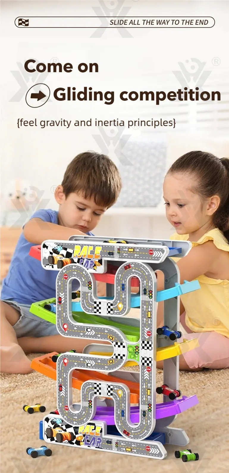 Dual Race Track Car Toy, Bulk Track Toy Supplier (TG4951951) — product detail panel 4