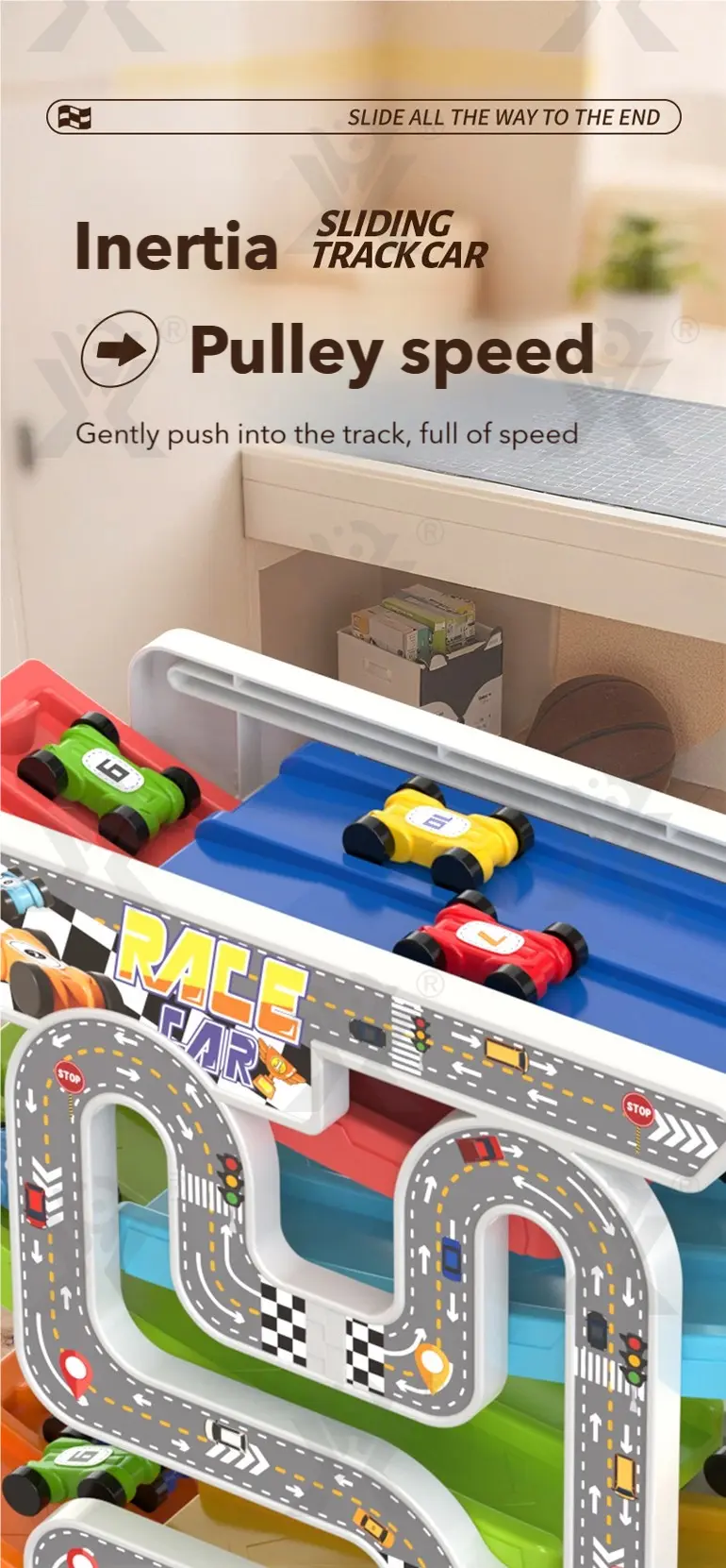 Dual Race Track Car Toy, Bulk Track Toy Supplier (TG4951951) — product detail panel 5
