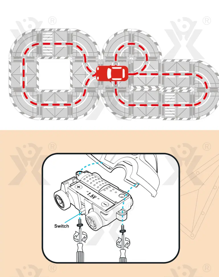 Engineer Magnetic Tile Sets For Kids, STEM Montessori Toy (TG5070933) — product detail panel 2